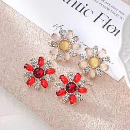 #170 Color Zircon Cubic Zirconia Best-seller Stud Earrings - 18K Gold Plated | Bo Cheng Jewelry