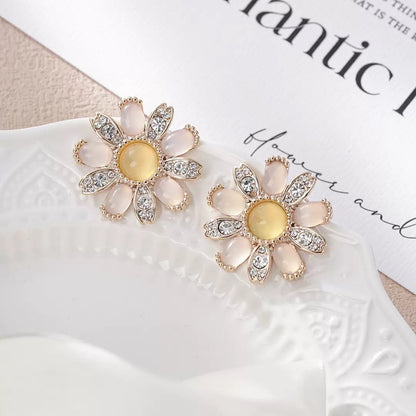 #170 Color Zircon Cubic Zirconia Best-seller Stud Earrings - 18K Gold Plated | Bo Cheng Jewelry