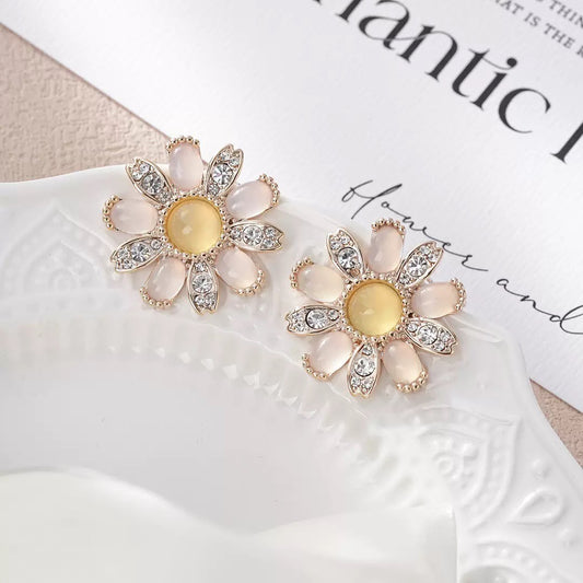 #170 Color Zircon Cubic Zirconia Best-seller Stud Earrings - 18K Gold Plated | Bo Cheng Jewelry