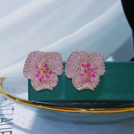 #176 Best-seller Elegant Stud Earrings - 18K Gold Plated | Bo Cheng Jewelry