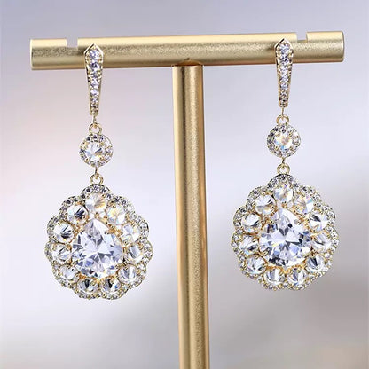 #194 Elegant Crystal Ear Accessories wholesale - 18K Gold Plated | Bo Cheng Jewelry