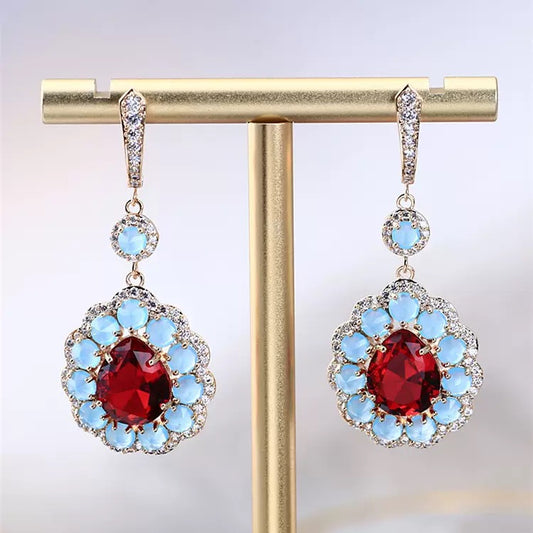 #194 Elegant Crystal Ear Accessories wholesale - 18K Gold Plated | Bo Cheng Jewelry