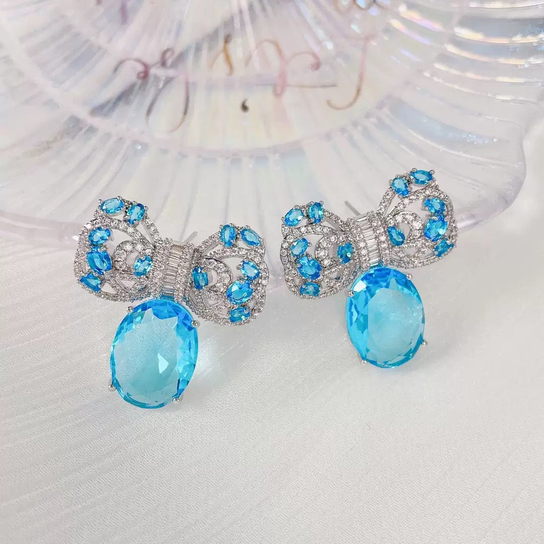 #211 Color Zircon Simulated Diamond Ear Accessories - 18K Gold Plated | Bo Cheng Jewelry
