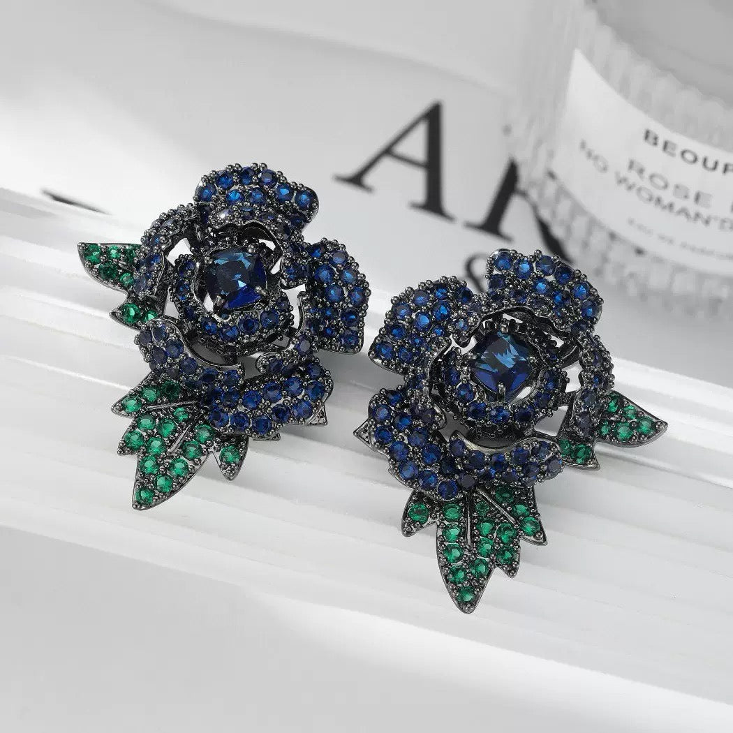 #215 Popular Elegant Stud Earrings - 18K Gold Plated | Bo Cheng Jewelry