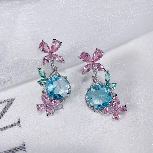 #232 New Elegant Drop Earrings - 18K Gold Plated | Bo Cheng Jewelry