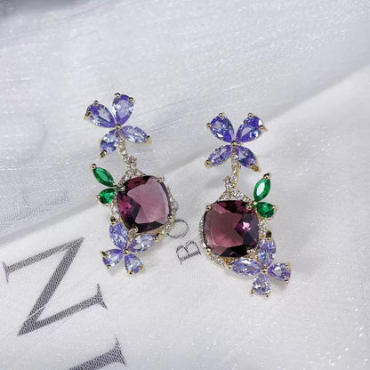#232 New Elegant Drop Earrings - 18K Gold Plated | Bo Cheng Jewelry