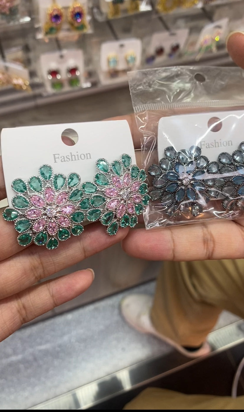 Recommended exquisite CZ ear accessories 18K gold plated wholesale