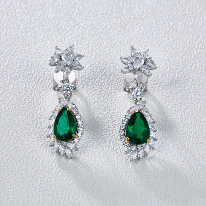 1.2 CTElegant Emerald  Earrings
