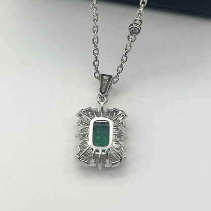 1.5CT Emerald Necklace
