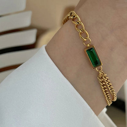 4CT Emerald Bracelet
