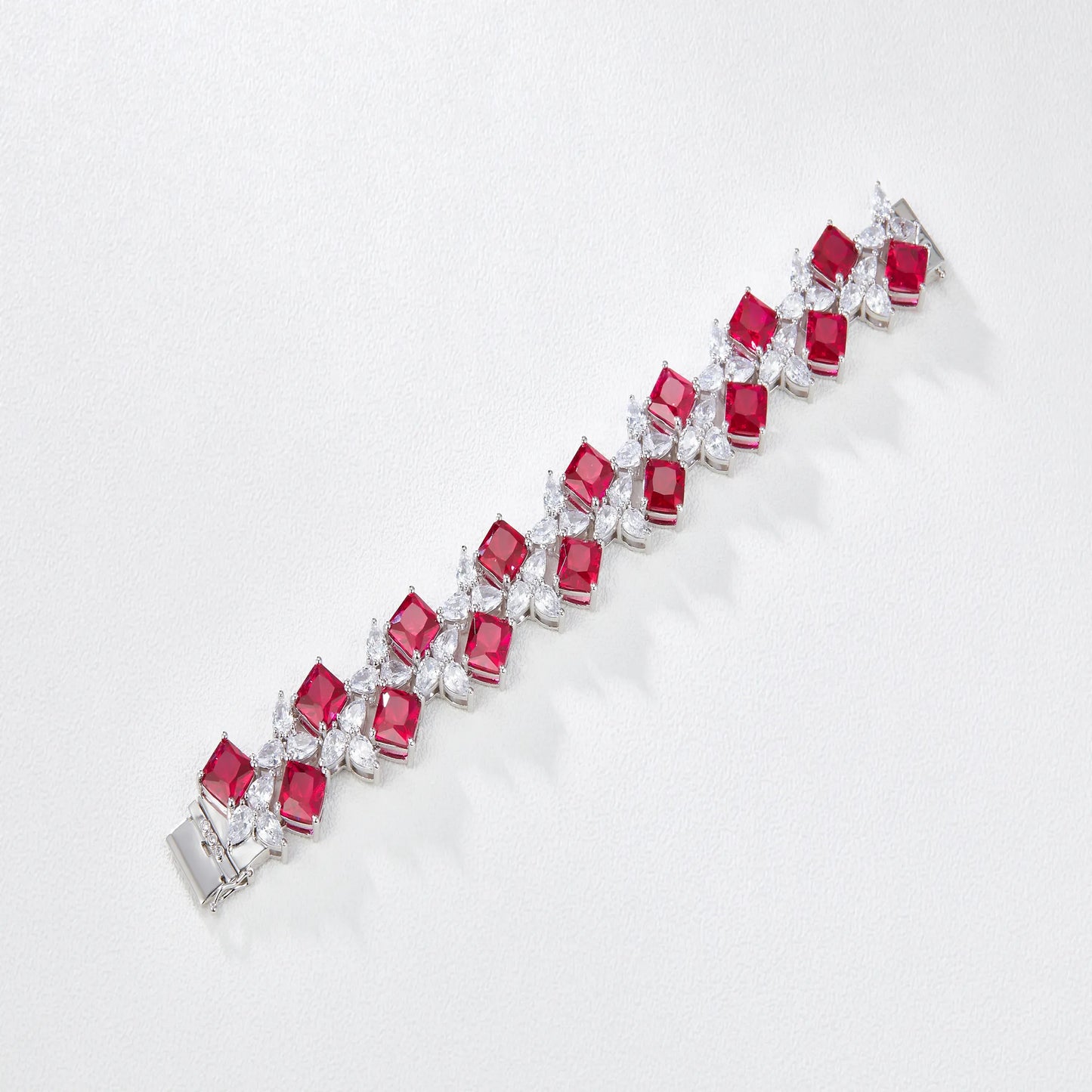 Luxury Red Corundum Bracelet