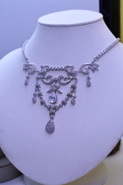 Luxury full diamond necklace