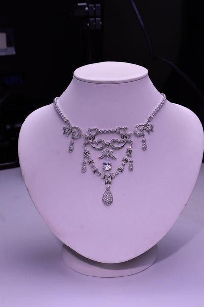 Luxury full diamond necklace