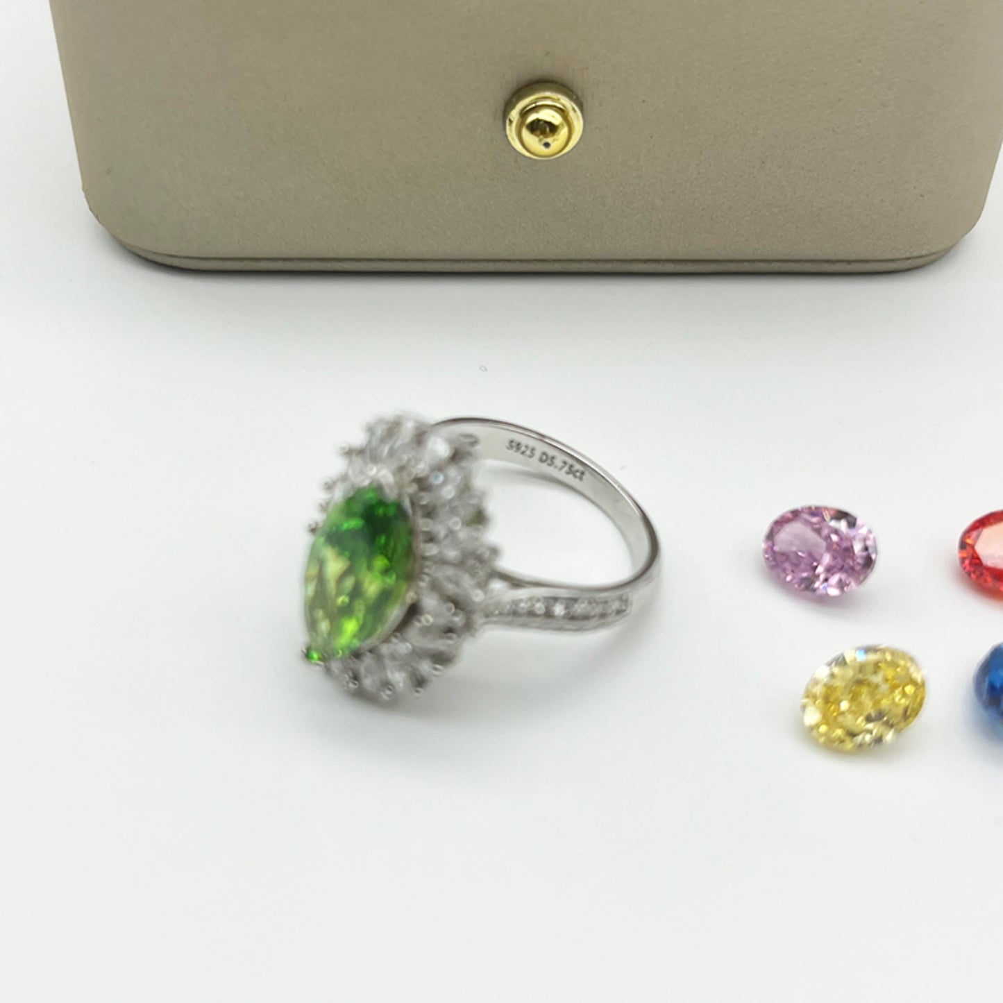 Classic High Carbon Diamond Ring