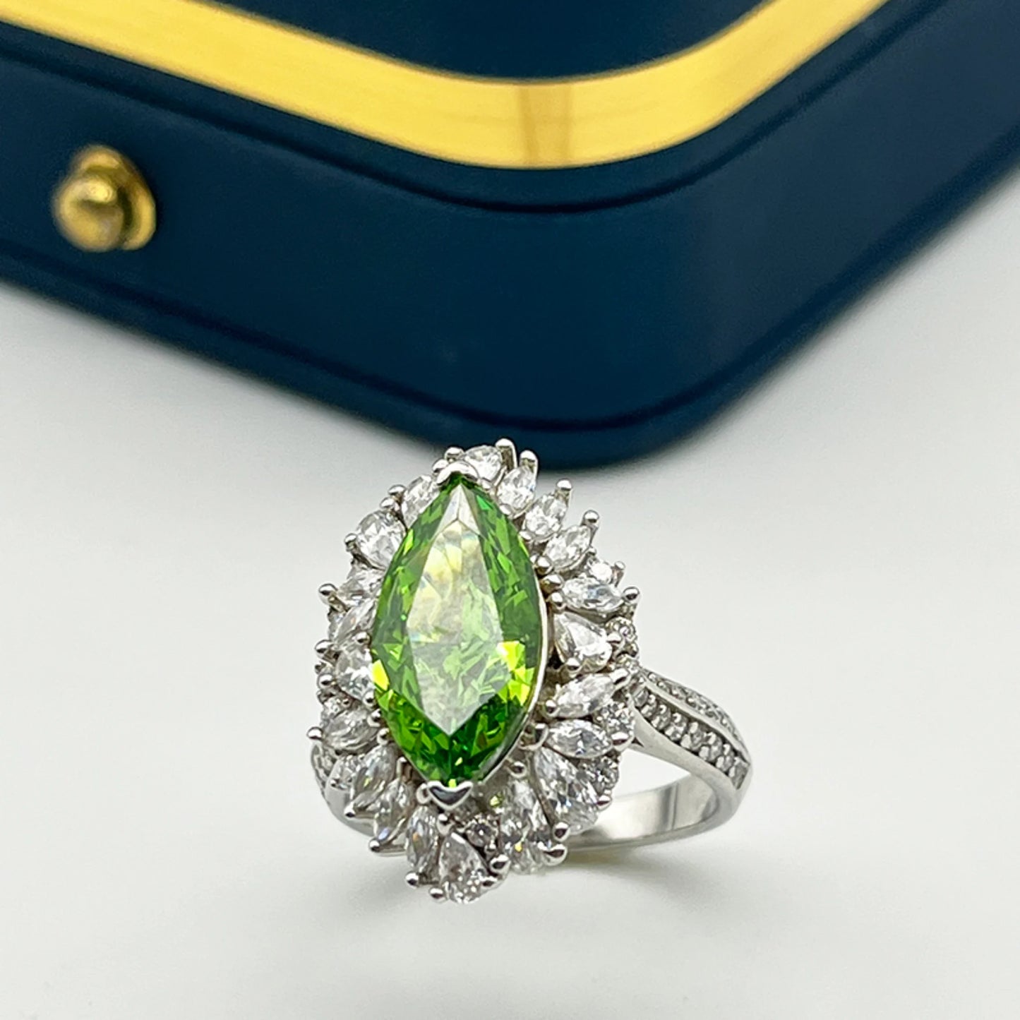 Classic High Carbon Diamond Ring