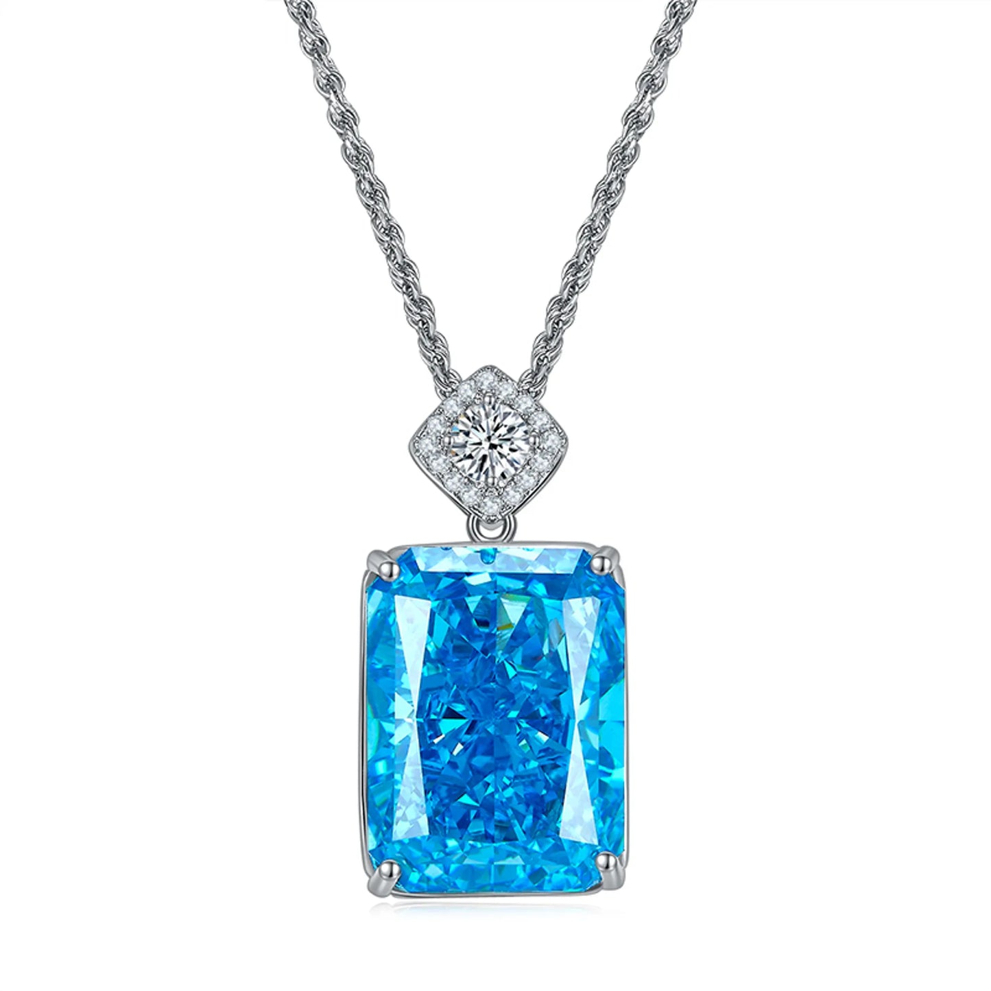 High Carbon Diamond Necklace