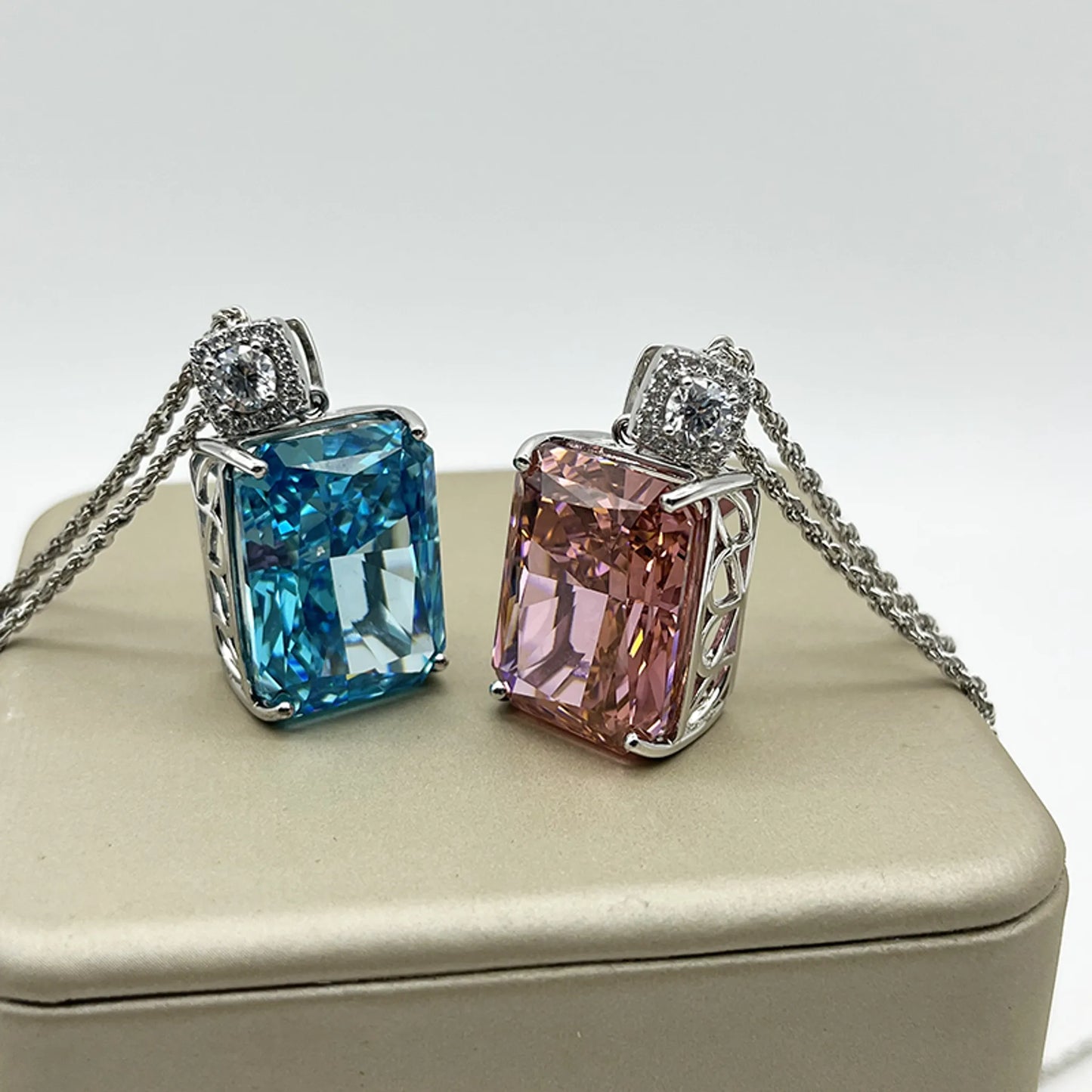 High Carbon Diamond Necklace