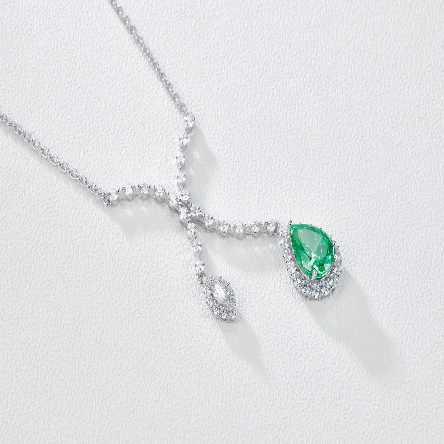High-Carbon Diamond Luxury Necklace