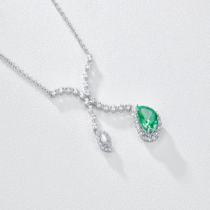 High-Carbon Diamond Luxury Necklace