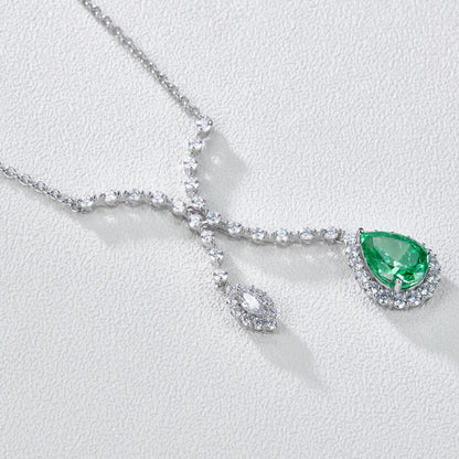 High-Carbon Diamond Luxury Necklace