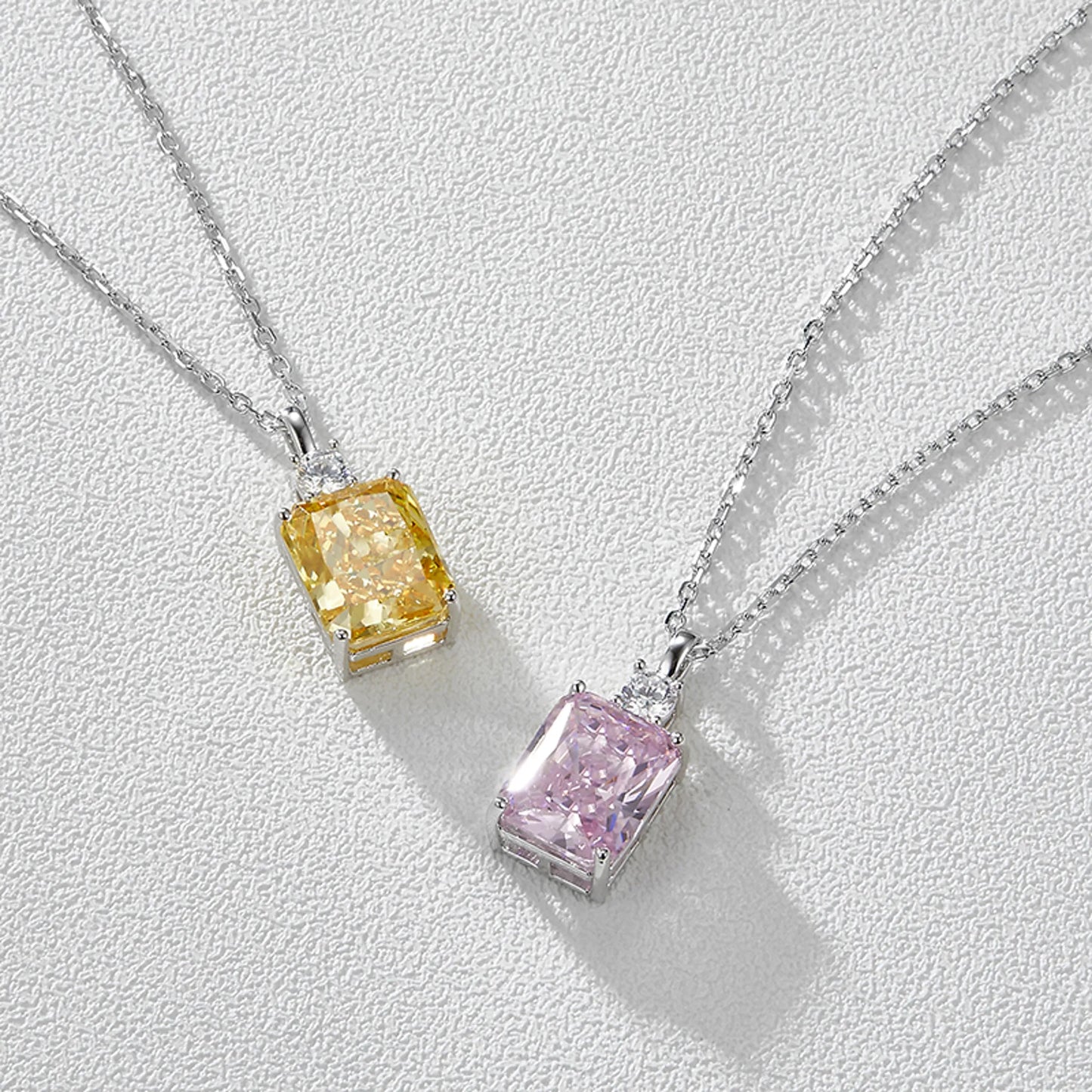 Luxury, High Carbon Simulated Diamond, necklace