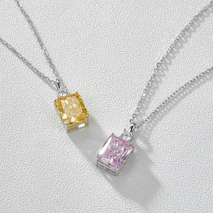 Luxury, High Carbon Simulated Diamond, necklace