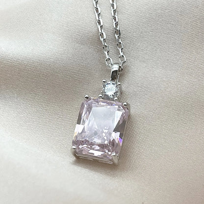 Luxury, High Carbon Simulated Diamond, necklace