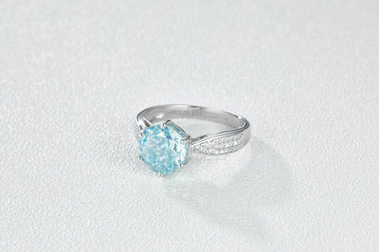 High carbon diamond 5A CZ detail white gold manufacturer