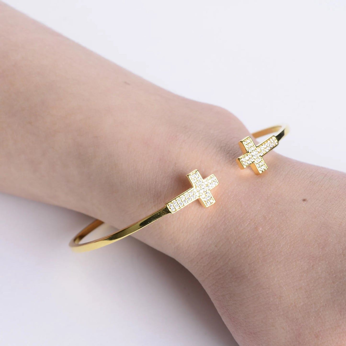 Open Double Ten Bangle