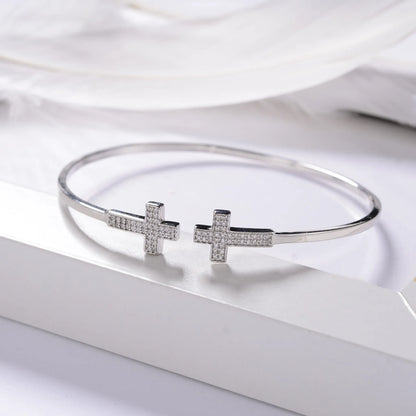 Open Double Ten Bangle