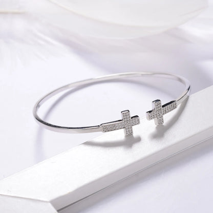 Open Double Ten Bangle