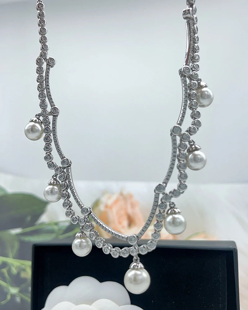 Evening Dress Accessory Pearl Necklace