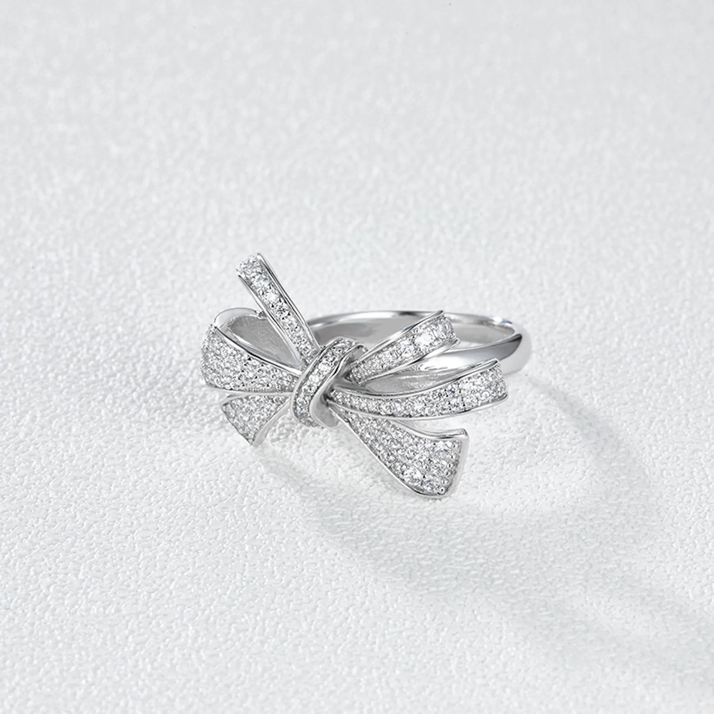 Bow ring worn on hand gold plated supplier
