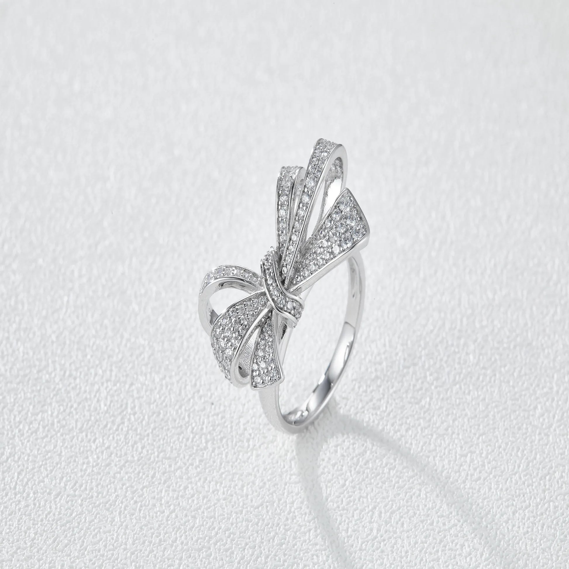Dainty bow ring in 18K gold plated copper wholesale