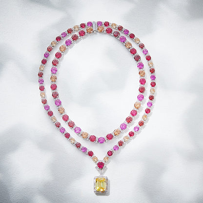 Wholesale Colorful Color Necklace Gold
