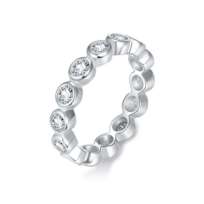 925 Silver Breaking Cocoon Ring | Moissanite or CZ