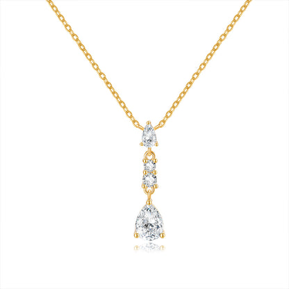 925 Silver Minimalist Star Necklace | Moissanite or CZ | Wholesale