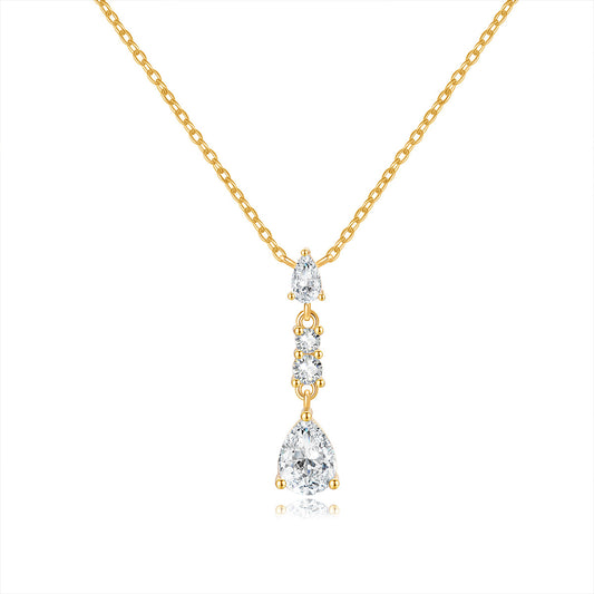 925 Silver Minimalist Star Necklace | Moissanite or CZ | Wholesale