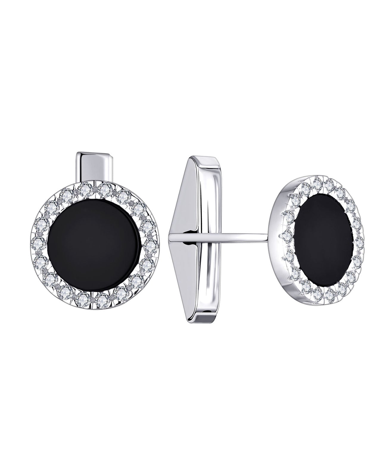 Custom Men's Stud Earrings 5 | Silver / Copper / 18K Gold | White / Gold / Rose Gold | MOQ 30 | Wholesale Men's Jewelry | Bo Cheng Jewelry