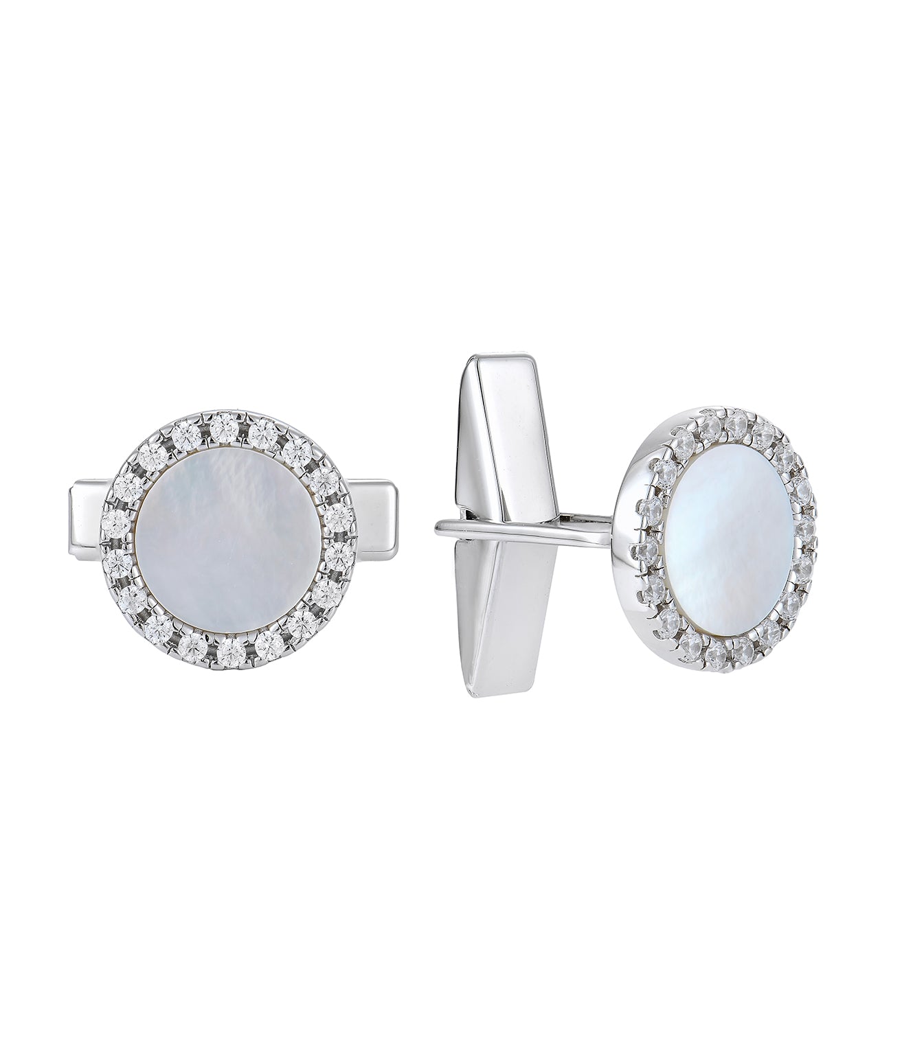 Custom Men's Stud Earrings 5 | Silver / Copper / 18K Gold | White / Gold / Rose Gold | MOQ 30 | Wholesale Men's Jewelry | Bo Cheng Jewelry
