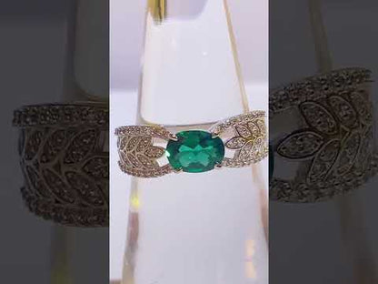 Wholesale Classic Oval Lab-Grown Emerald