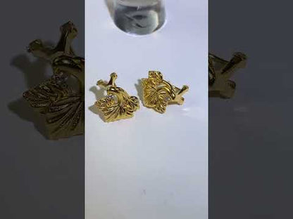Wholesale Designer Ginkgo Leaf Earrings