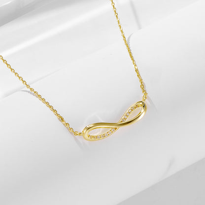 wholsale925 Sterling Silver 8-character Pendant Necklace