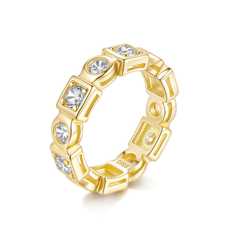925 Silver 5mm Classic Solitaire Ring | Moissanite or CZ