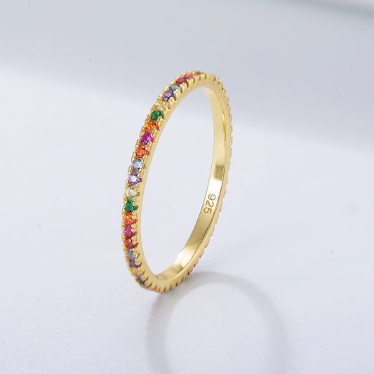 Wholesale 925 Sterling Silver Zircon Ring Ins Style