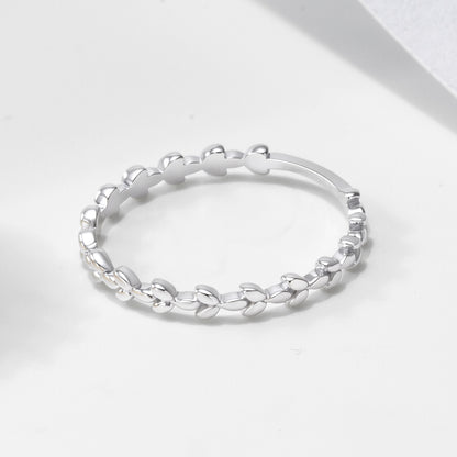 Wholesale 925 Sterling Silver Zircon Ring Ins Style Niche Design