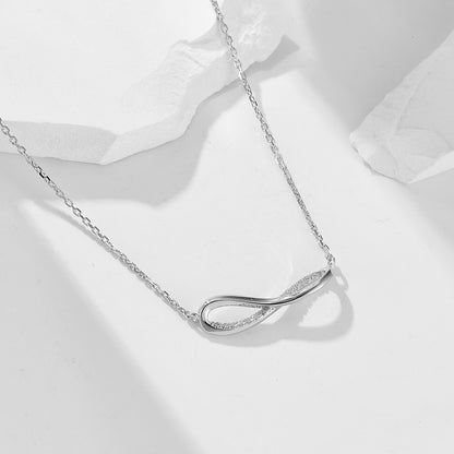 wholsale925 Sterling Silver 8-character Pendant Necklace