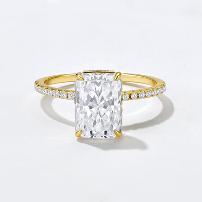 Wholesale 925 Sterling Silver Zircon Ring Ins Style Niche Design