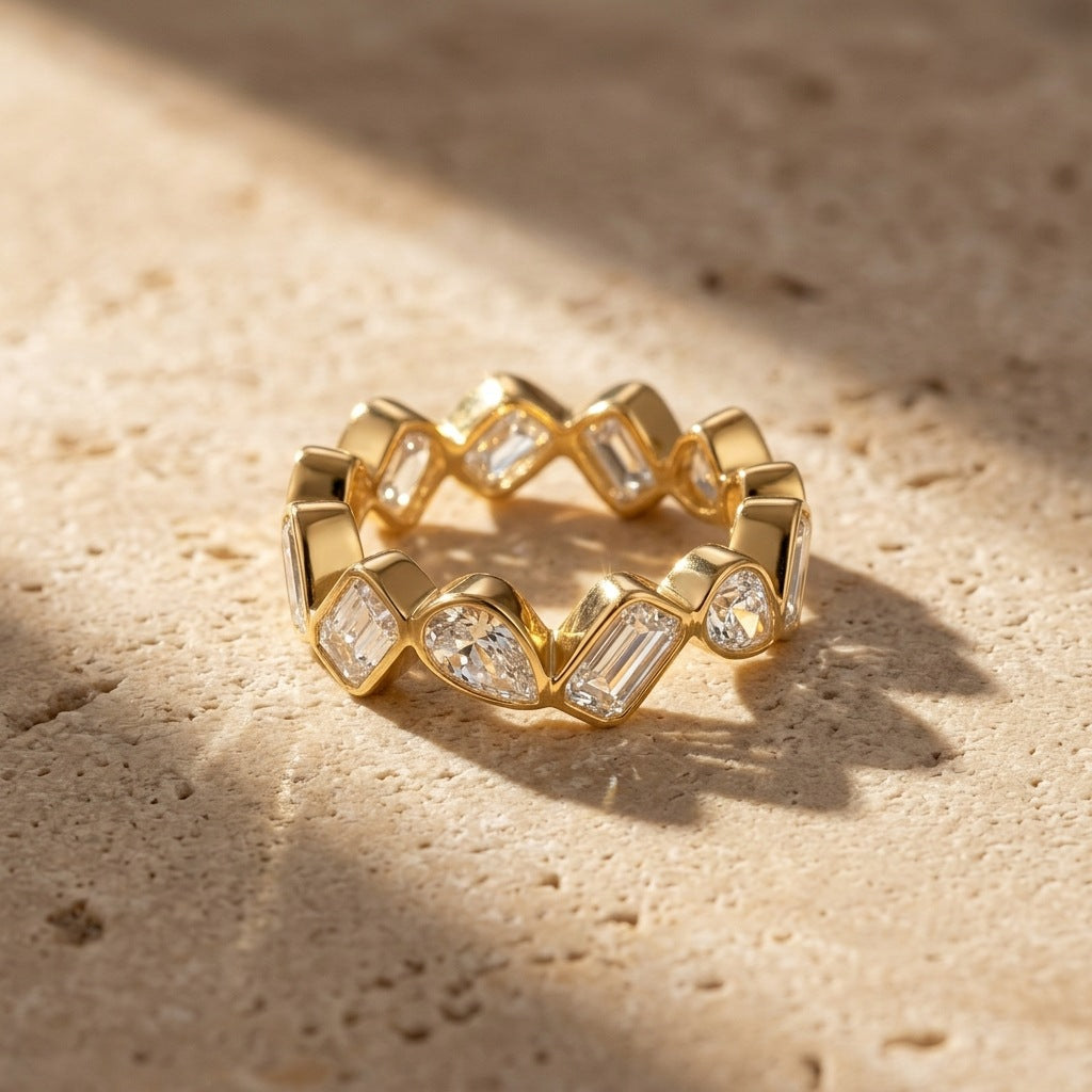925 Silver Creative Fashion Ring | Moissanite or CZ