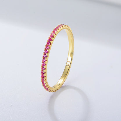 Wholesale 925 Sterling Silver Zircon Ring Ins Style